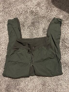 lululemon size four olive green dance studio pants!